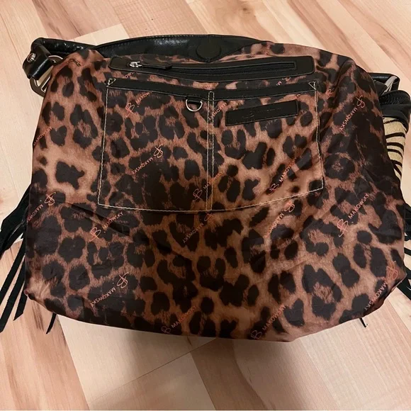 B Makowski Animal Print Calf Hair Bag - Picture 14 of 15